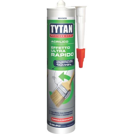 Tytan SILICONE ACRILICO ULTRA RAPIDO ml. 300 - Bianco 12.00 pz