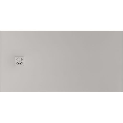 Receveur de douche extra plat en Stonex® Terran-N+Grille Twist - 1800x900mm - Perle (1/2)
