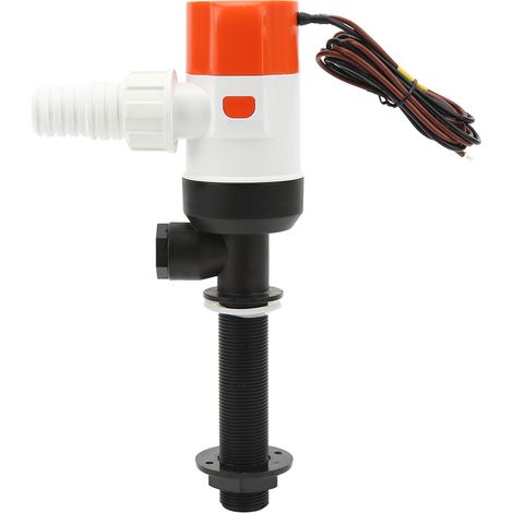 Pompe d'aération pour vivier 12 V CC SFBP1 G1100 13C 1100 GPH, hauteur de refoulement de 3 m, aérateur submersible Fish Saver (1/5)