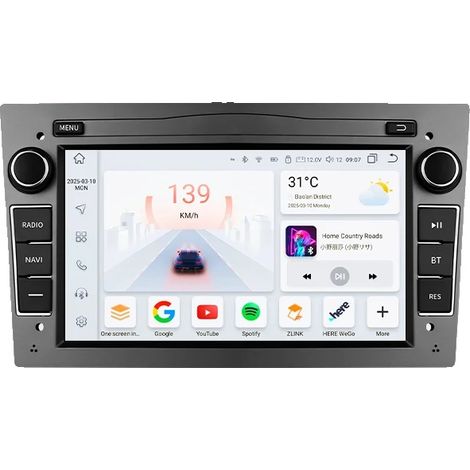 Autoradio, dimensioni dello schermo, compatibilità con smartphone, compatibile con Opel Astra H J 2004 Vectra Vauxhall Antara Zafira C D Vivaro Meriva Veda, S4-4G 32G-8 cores-G (1/2)