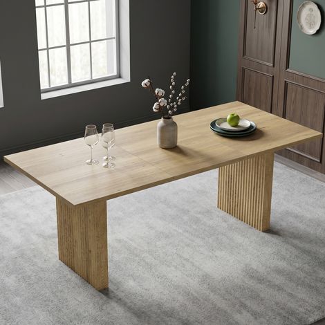 Mesa extensible comedor 140-200 cm MDF OKMYHOME (1/5)