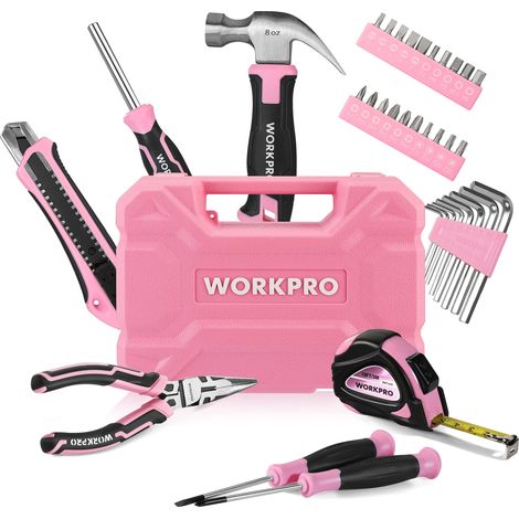 Caisse à Outils Rose 35 Pièces (1/5)