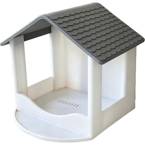 Mangeoire à oiseaux extérieure étanche avec toit, décorative, pour la famille, les amis, grand-mère, balcon, jardin ou porche (1/5)