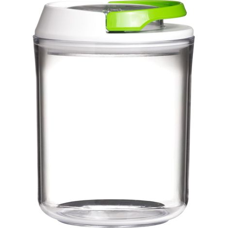 Interiors by Premier Transparent 700ml Food Storage Container, Storage Jar with Airtight Seal Lid, Coffee, Tea & Sugar Canister