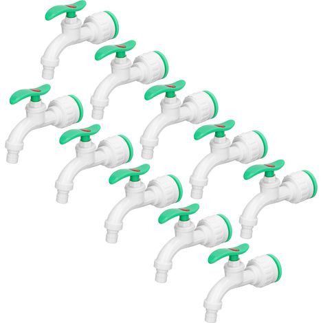 10 buses d'arrosage à connexion rapide, à brancher, pour systèmes de distribution d'eau sous pression, 20 mm / 0,8 pouce (1/5)