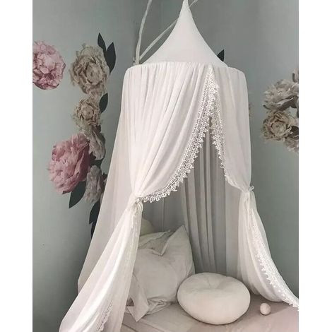 Ciel de lit enfant, décoration de chambre d'enfant en forme de dôme, en coton, moustiquaire, Princesse Jeux pour enfants tentes, Decoration de Salle pour le bébé (1/5)