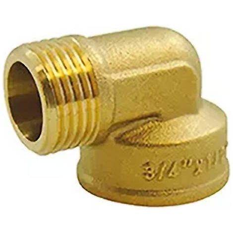 Coude réduit Femelle - Male à visser en laiton 1/2'' (1/2)