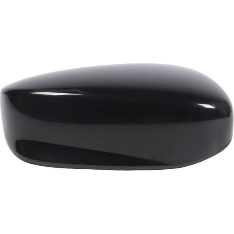 Capuchon de rétroviseur noir, résistant aux chocs et aux rayures, garniture de décoration extérieure élégante pour aile de porte droite (1/5)