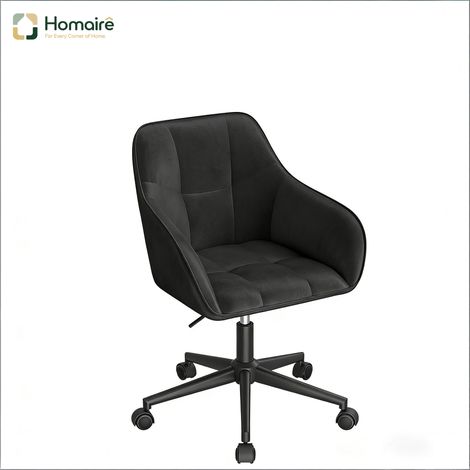 Schwarzer Metallstuhl mit Armlehnen 40 x 56 x 90 cm HOMAIRE (1/5)