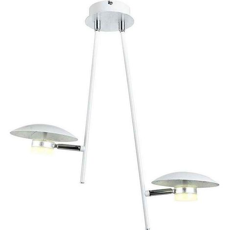 Colgante Ciudad Del Cabo 2l  12w 4000k Blanco/plata  1080 Lm 52x49x15 Cm Dirigible Y Orientable (1/5)