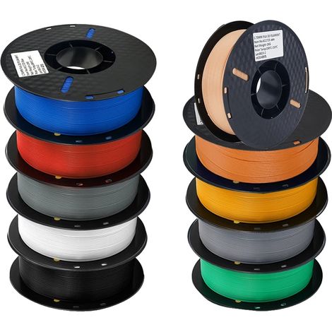 Filamento per stampante 3D, 5 kg PETG, colori vivaci (1/2)