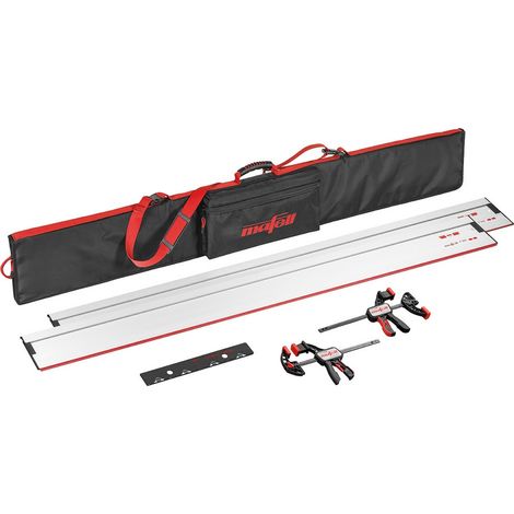 Mafell – Lot von 2 rails von guidage F160 – Lange 1,6 m – Housse von transport polyester – Serre-joints inclus fur decoupe precise (1/5)
