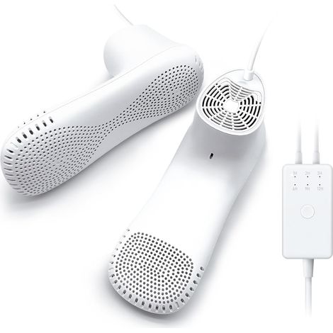 Sèche chaussures et désodorisant électrique domestique Désodorise Avec minuterie ventilateur silencieux Taille adulte (1/5)