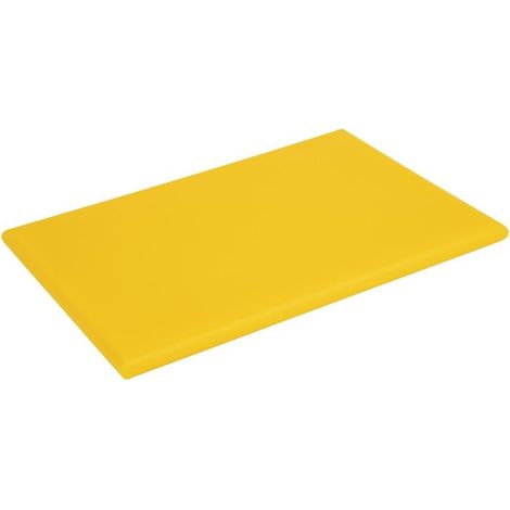 Planche polyéthylène 45 x 30 cm jaune haute densité - Hygiplas (1/3)