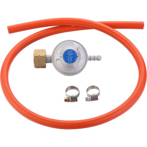 Cadac Gasdruckregler Universalregler 30mbar inkl. Schlauch 1/4'' BSP Linksaußengewinde