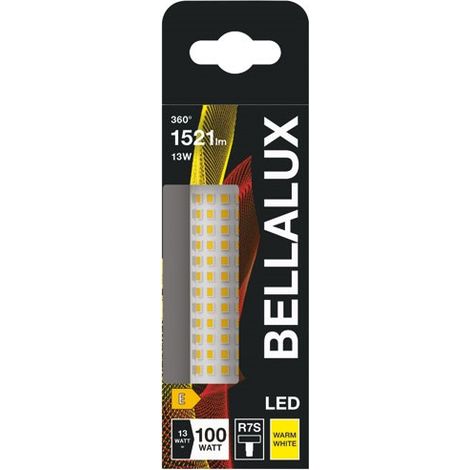 Ampoule LED crayon R7S, 13W, blanc chaud. (1/3)