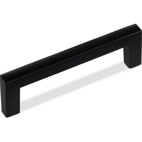 Möbelgriff Bügelgriff BLACKLINE I BA 96 mm schwarz matt inkl. Schrauben, 1 Stück (1/4)
