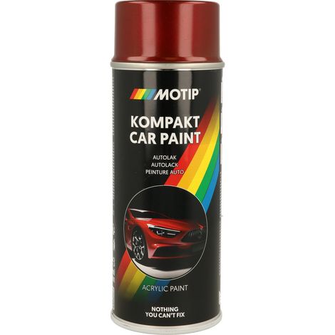 PEINTURE ACRYLIQUE KOMPAKT 51475 ROUGE METALLISE 400ML MOTIP