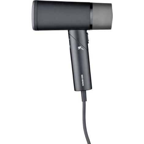 Défroisseur vapeur de voyage - SEVERIN - DG3282- Steamer pliable pour textiles - Résevoir 130ml - 1400 W - Noir (1/5)