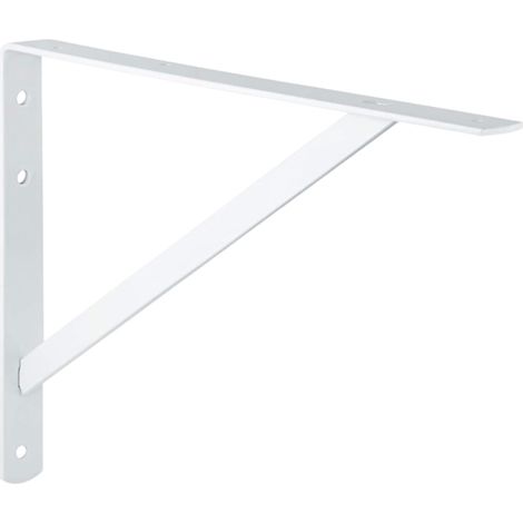 Hochleistungs-Montagehalterung – 1 Stück – Weißer Stahl – Tragkraft 300 kg – Garage und Werkstatt – 600 x 375 mm (1/5)
