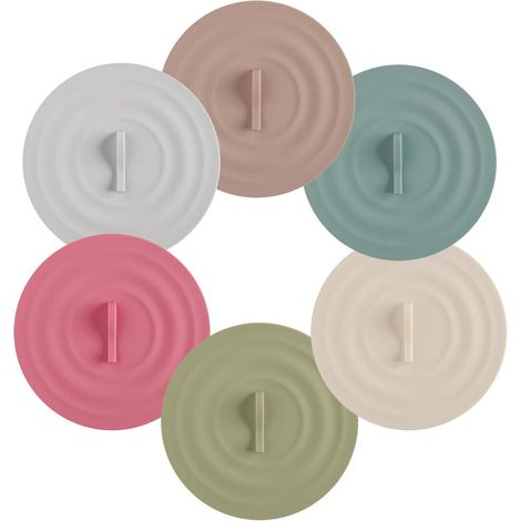 Lebensmittelechte Silikon-Becherdeckel – 6 Farben – Staubdicht – Für Tassen, Tee/Kaffee (1/5)