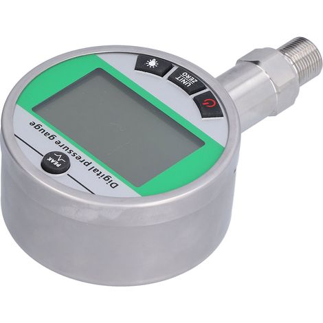 Manomètre hydraulique numérique précis en acier inoxydable avec montage inférieur 4,5 V 1,6 MPa (1/5)