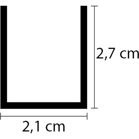 Guida per Profilo per Profilo Omega H. 3 20 Pezzi 20 mt