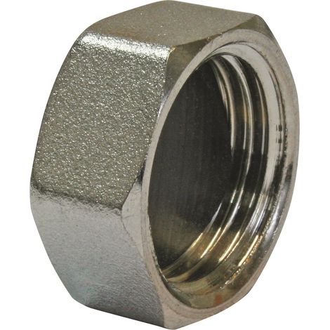 SOMATHERM FOR YOU - Tappo Femmina 15/21 Cromato Auto-Sigillante - Finitura Cromata - Ø15/21 - Compatibile con Filettature M15/21 - Grigio/Argento - Installazione Facile - Sicurezza Integrata (1/2)