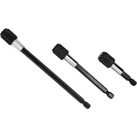 Magnetischer Verlängerungsfutteradapter mit Sechskantschaft (60, 100, 150 mm), selbstsichernd, aus Chrom-Vanadium-Stahl, 3-teilig (1/5)