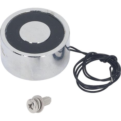 Mini-Gleichstrom-Elektromagnetmodul mit hitzebeständiger Kupferspule und rundem Saugnapf, 24 V DC