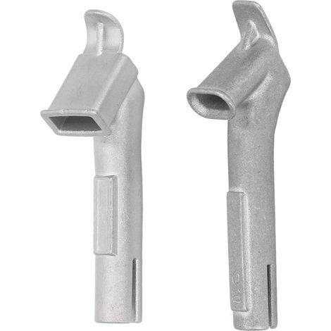 Buse de pistolet thermique 5x14mm 5x10mm, 2 pièces, pointe à Air chaud, soudage en acier inoxydable pour PVC PP (1/4)
