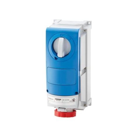 PRISE BL.IP66 A.F.3P+T 32A 400V 6H DIR GEWISS GW66519