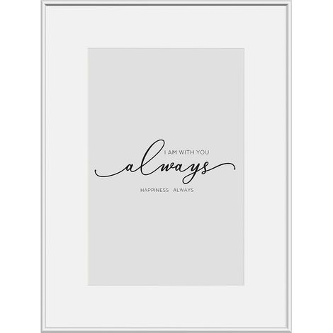 WOLTU Marco de Fotos de Pared 1x 13x18 cm, Marco, Frontal de Plexiglás Transparente, para Tarjetas, Plateado (1/5)