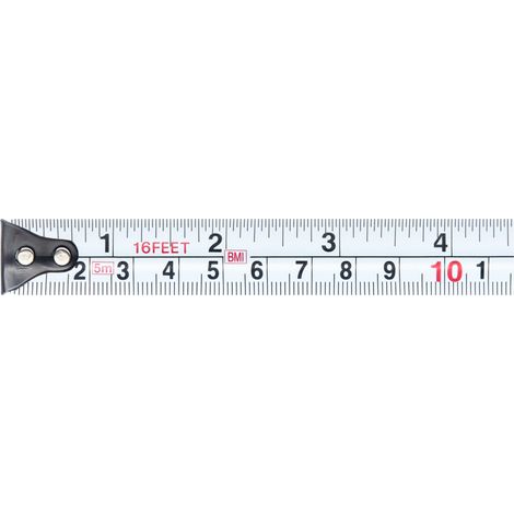 BMI Rollbandmaß mm-/Zoll-Ablesung, 312 Zoll