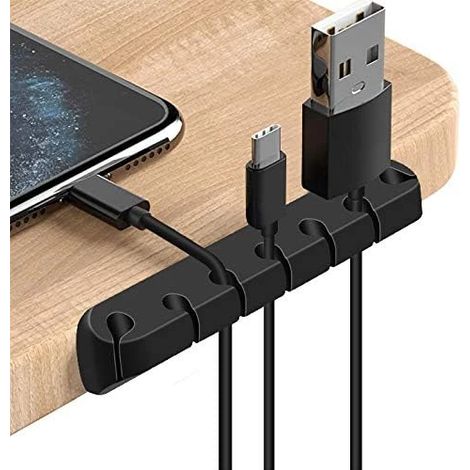 Lot de 3 clips de rangement de câbles, support de câble auto-adhésif (1/3)