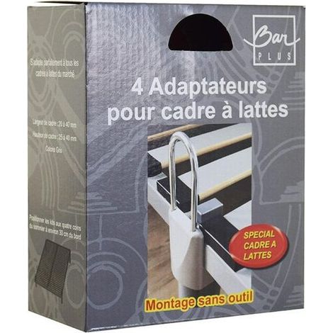 4 adaptateurs universels pour cadre à lattes et stop matelas (1/3)