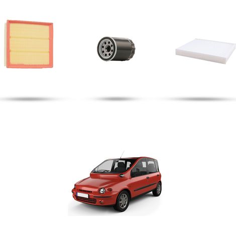 Kit tagliando 3 filtri compatibile con Fiat Multipla (186) 1.6 16v Bipower 76kw dal 2001 (1/5)