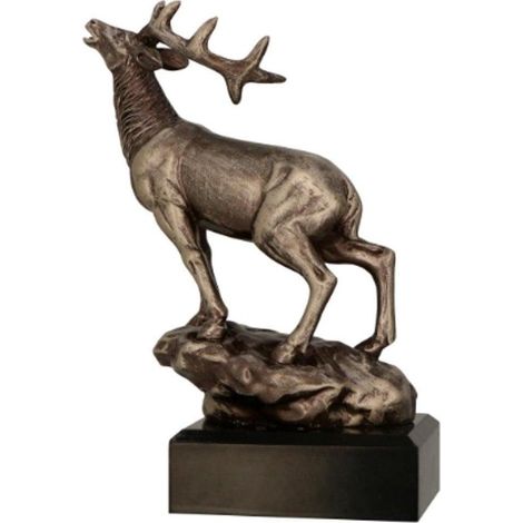 Victoria Metallsichtfigur Hirsch 18 cm dekorativ