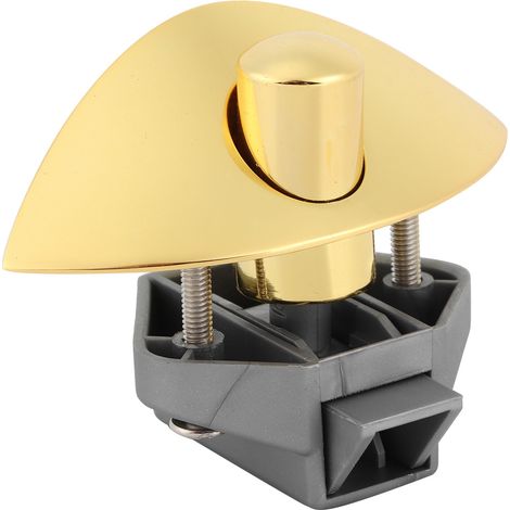 Verrou de tiroir à poussoir pour porte d'armoire bateau VR 12-25mm bois doré, serrure de placard marine (1/5)