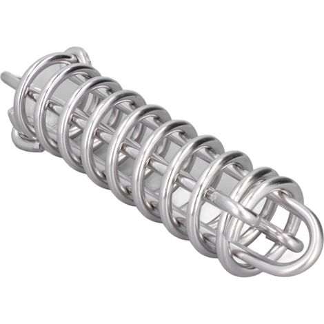 Lot de 2 ressorts d'amarrage en acier inoxydable 11x405mm, amortisseurs de mouillage pour bateau et yacht, lignes de quai robustes pour accostage. (1/5)