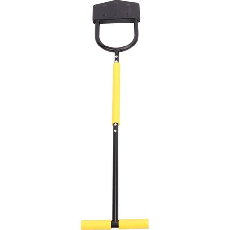 Taille-bordure de gazon manuel en acier à dents de scie et demi-lune amovible manche long outil à main pour jardin et marches kit 14 accessoires (1/5)