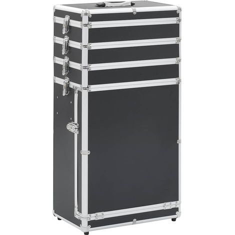 Kosmetikkoffer Aluminium Schwarz (1/5)