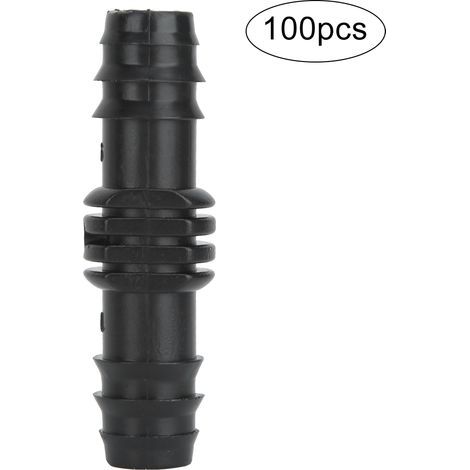 Raccord de tuyau oscillant PP 16mm pour système d'arrosage jardin - 100 pièces de raccord droit (1/5)