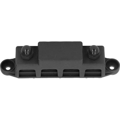 Barre de connexion 4 voies avec bornes M10 pour auto camping-car bateau 48V 250A noire bloc distribution (1/5)