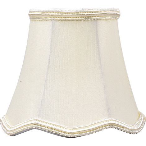 Ortviai Abat-jour rond en toile de jute blanc D01 pour lustre et applique murale – 7 x 13 x 11,5 cm (1/5)