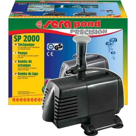 Sera pond 30059 SP 2000 stagno Pompa (2.470 L/H a 98 Watt con altezza max: 3,6 m) per piccoli sistemi filtranti e fontane adatto (1/2)