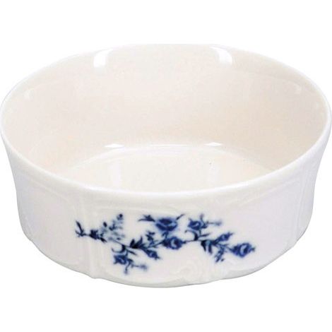 Bol Rétro Fleur Bleue Design Floral Vintage, Céramique, 13cm - Fine Dining Living (1/3)