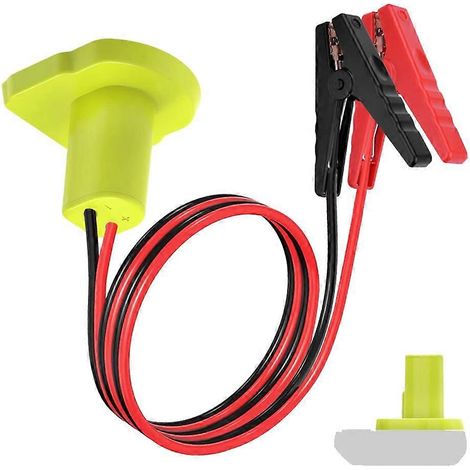 Câble adaptateur pour batterie Ryobi 18 V, câble de démarrage portable de 60 cm (8 AWG) pour voiture. (1/5)