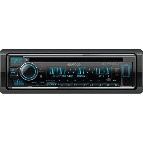 Kenwood KDC-BT760DAB Autoradio Sintonizzatore DAB+, Vivavoce Bluetooth®, Collegamento per controllo remoto da volante (1/3)