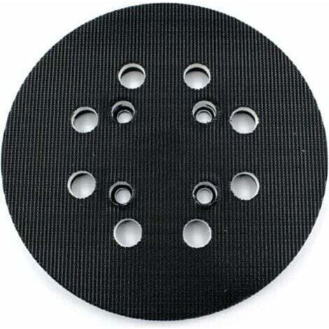 Plateau de ponçage Ø 125 mm 8 trous qualité supérieure avec Velcro pour ponceuse excentrique Bosch PEX 300/400 AE / Advanced Orbit 18 (1/4)